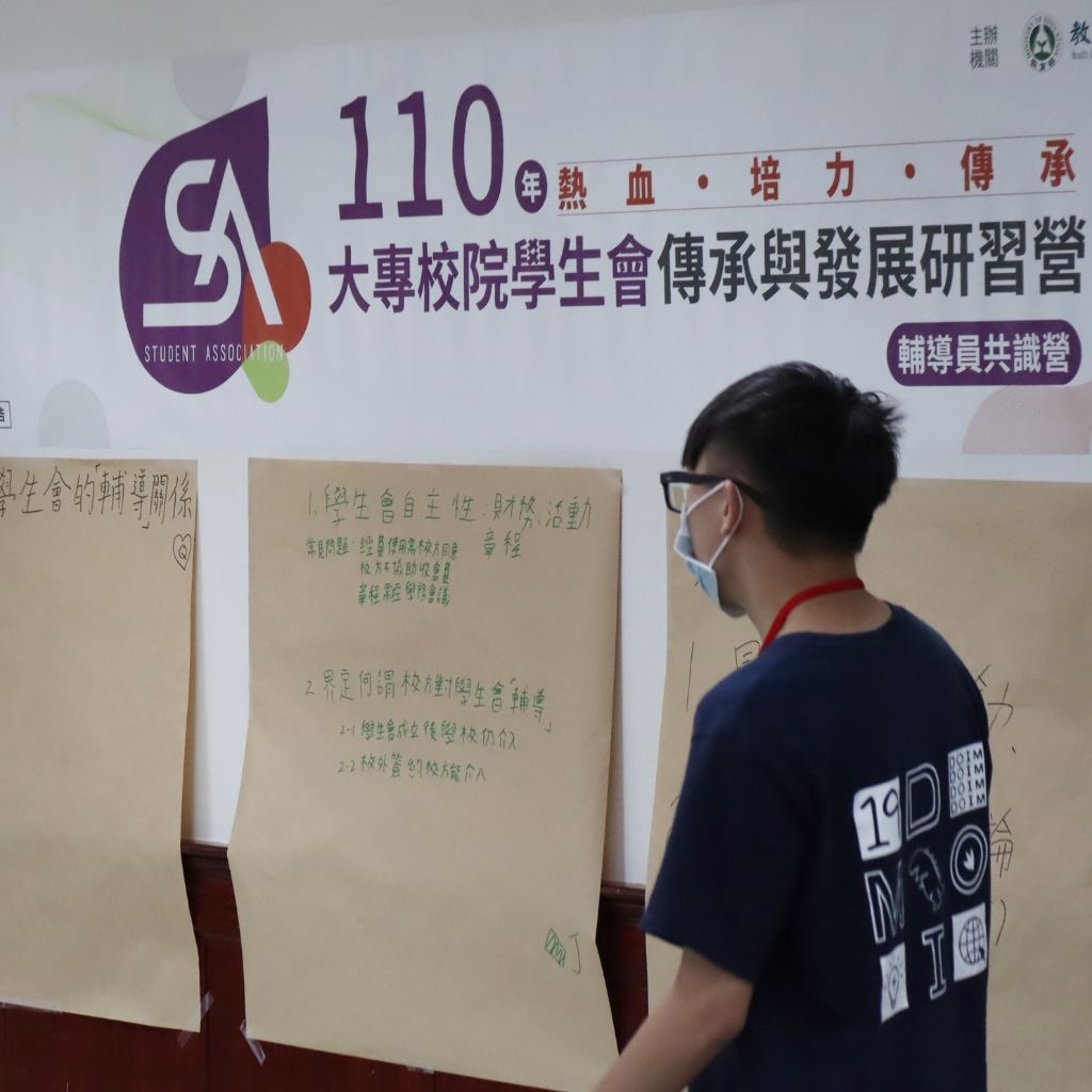110年大專校院學生會輔導員共識營相簿封面